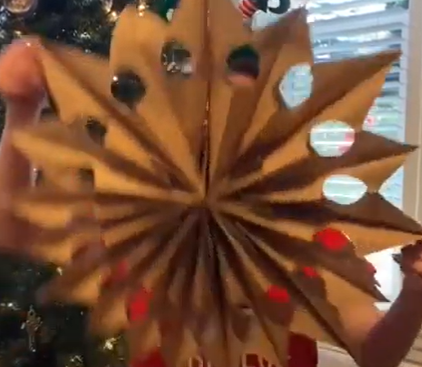 Directions for 3-D Snowflakes