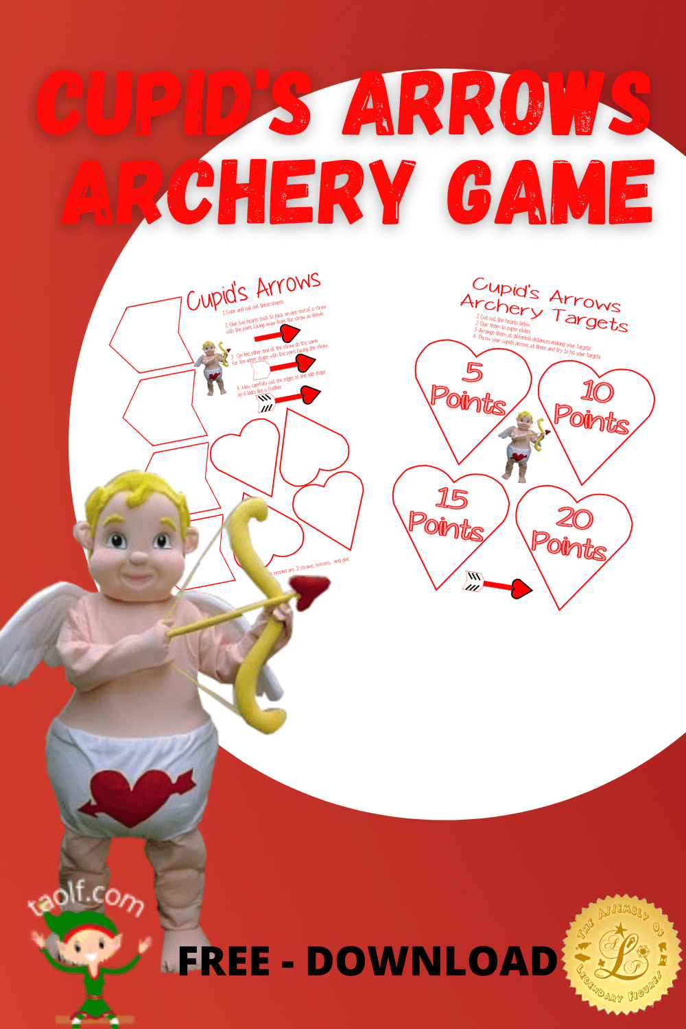 Cupid's Arrows Archery Game