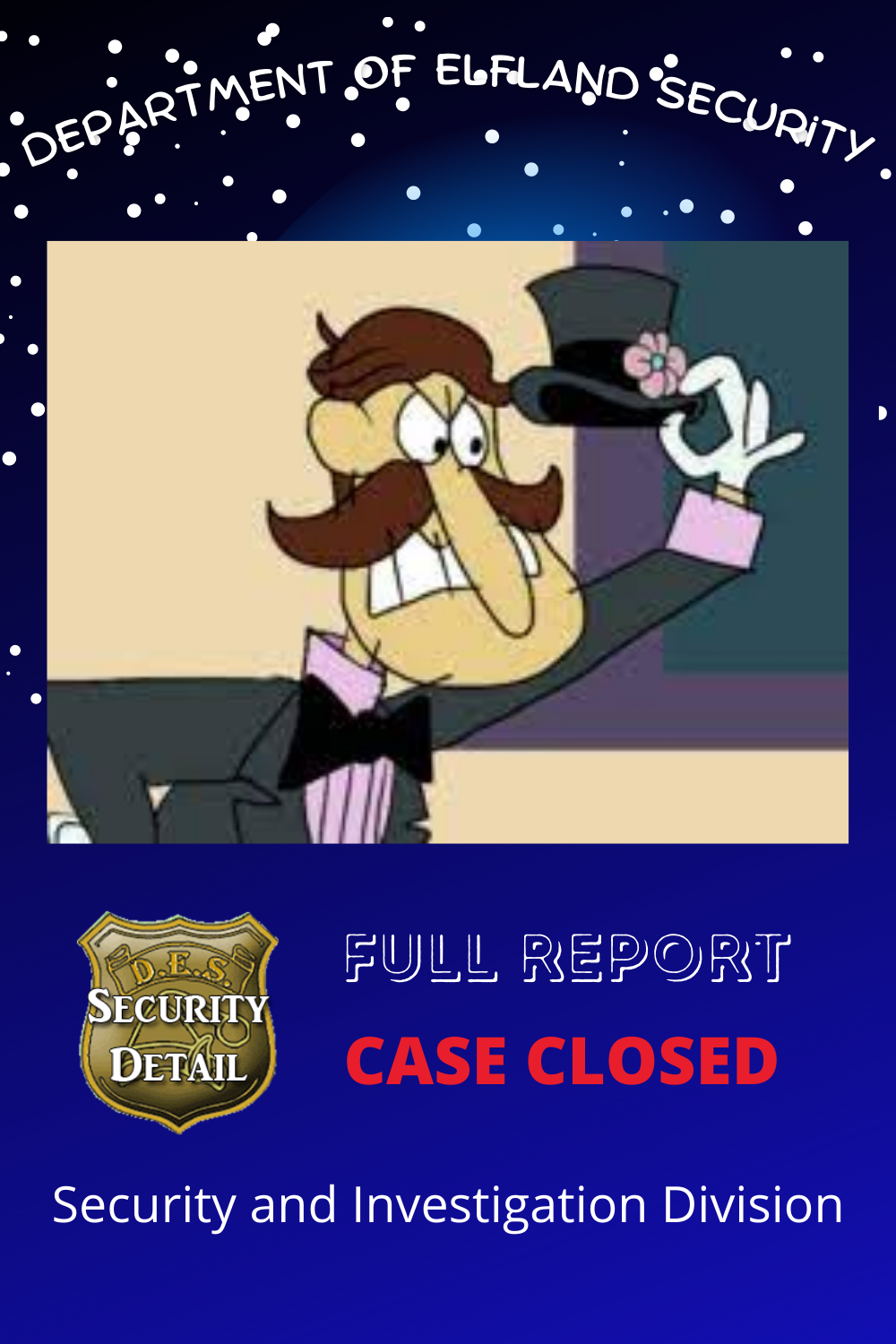 Professor Hinkle Captured Official Report