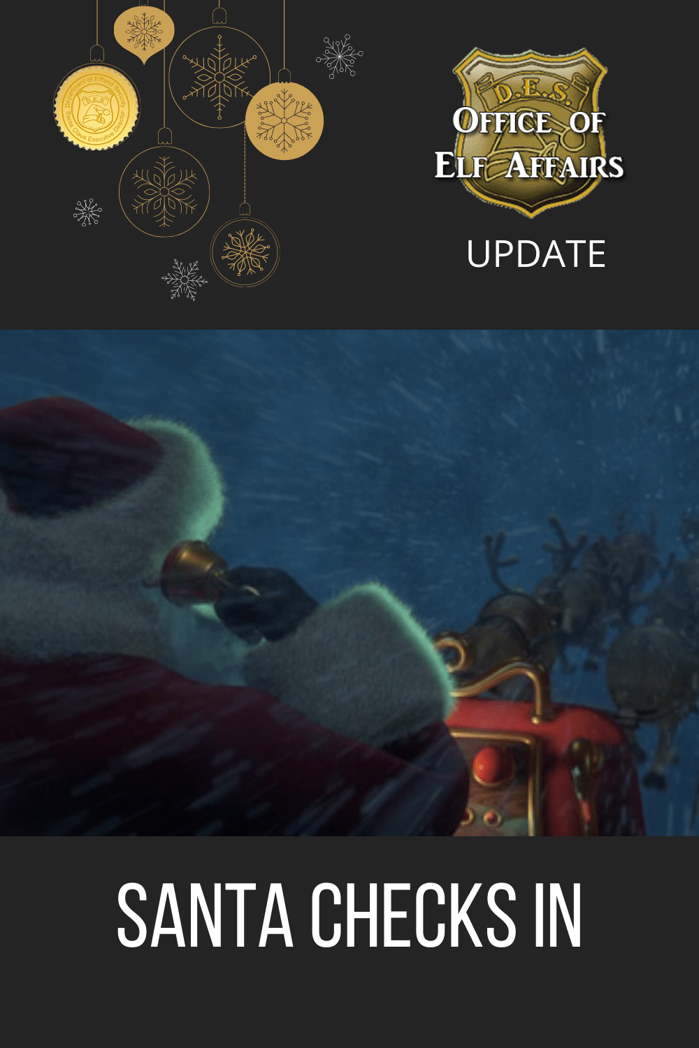 Santa Checks In