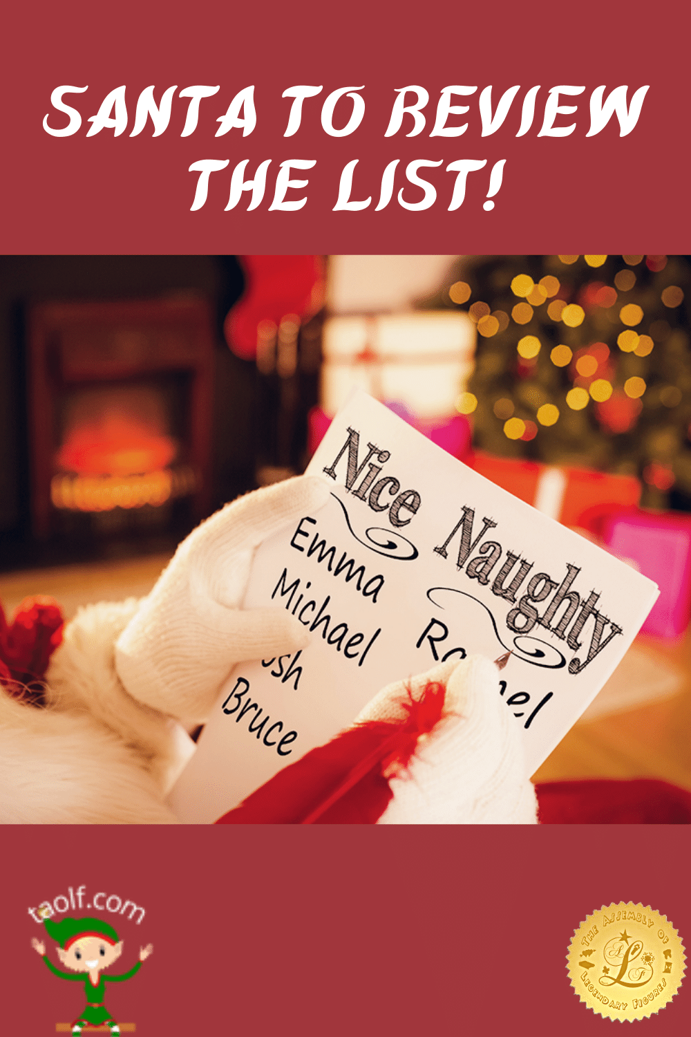 Santa To Be Reviewing List