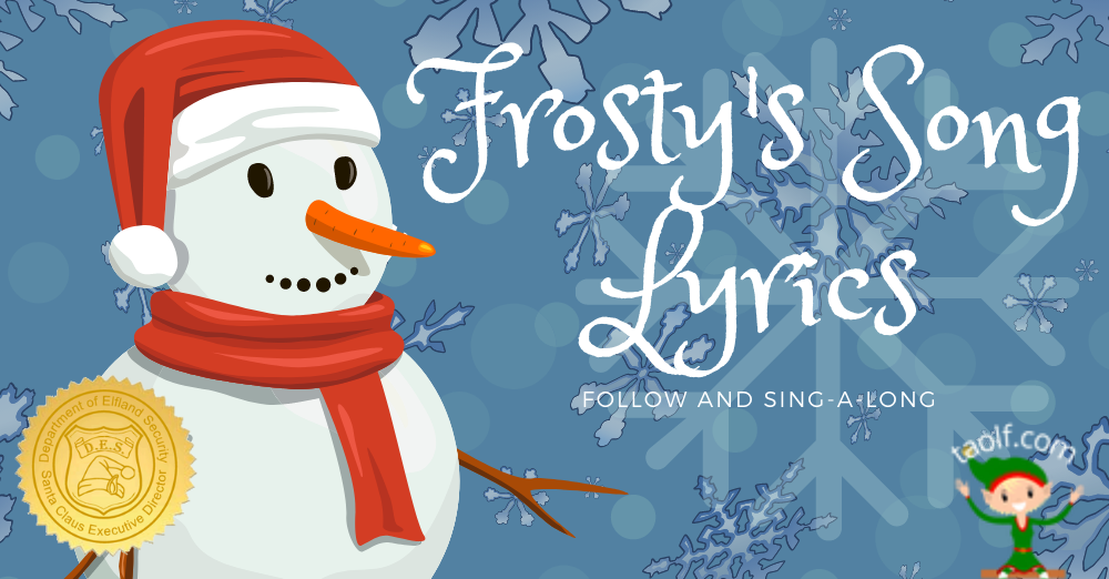 Frosty the Snowman Lyrics