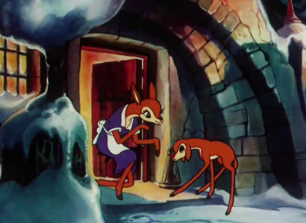 From 1948 Rudolph The Red Nosed Reindeer Cartoon