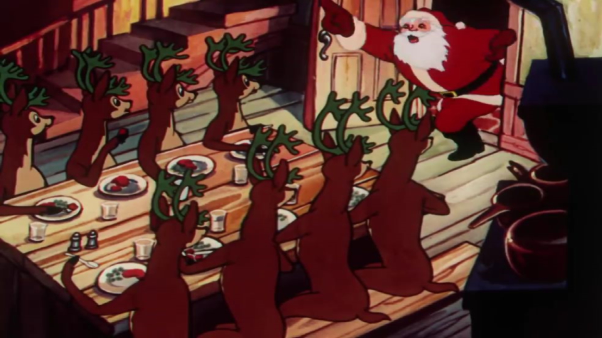 From 1948 Rudolph The Red Nosed Reindeer Cartoon