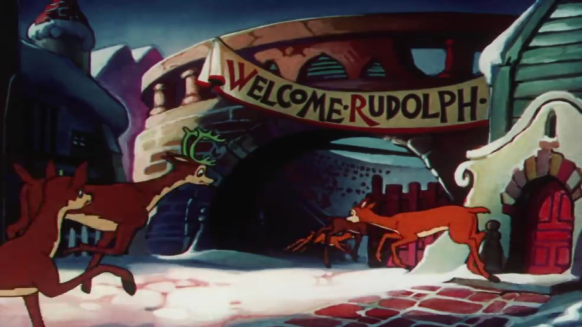 From 1948 Rudolph The Red Nosed Reindeer Cartoon