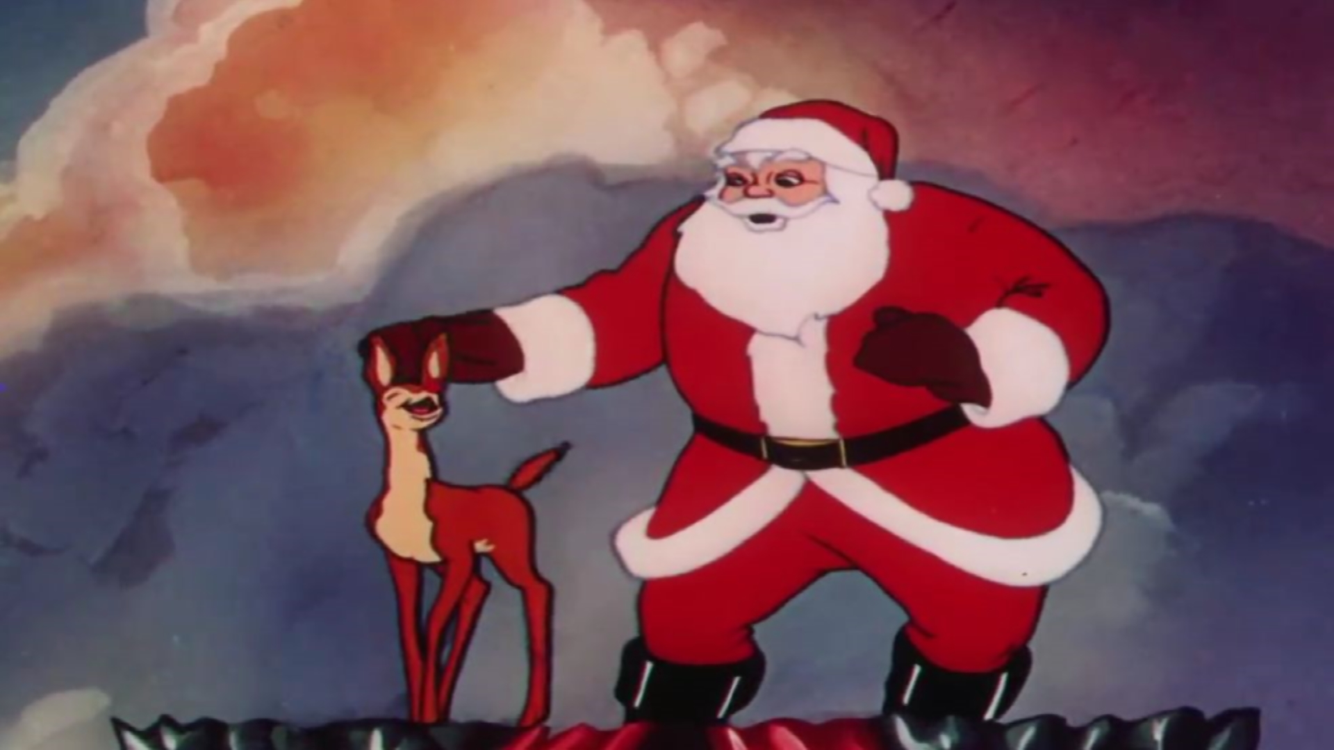 From 1948 Rudolph The Red Nosed Reindeer Cartoon