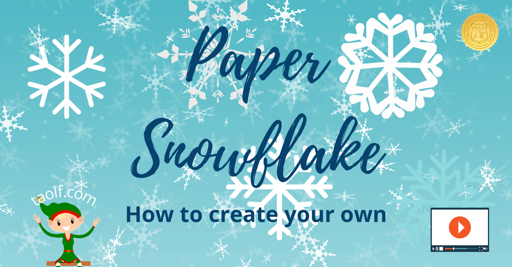 Snowflake the Elf Shows You How to Make a Snowflake